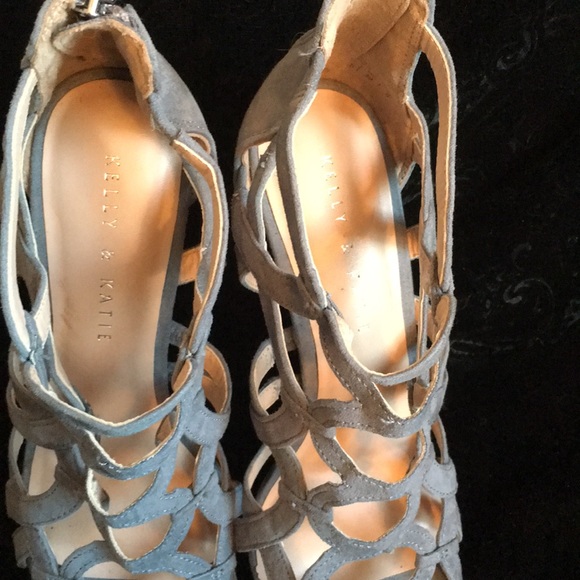 Kelly & Kate laser cut sandals size 8.5 39 euro - Picture 2 of 8